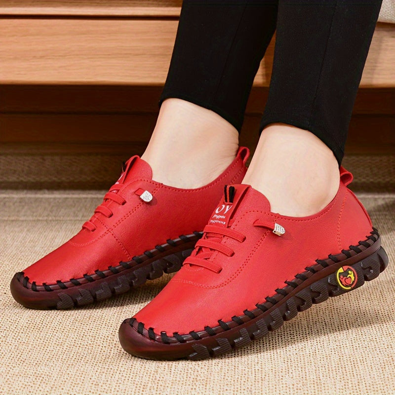 Spring/Autumn 2022 New Style Soft Sole Casual Mom Shoes, Flat Shoes for Women, Breathable and Comfortable Genuine Dance Shoes for Square Dancing, Women Shoes NovaCart