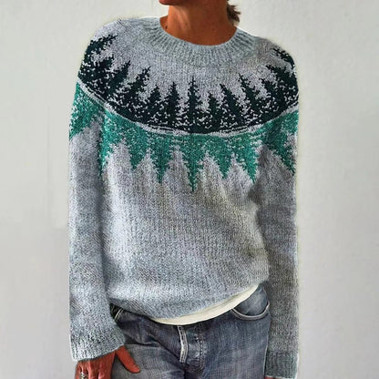Women’s Fashionable Pullover Sweater Top | Cozy Everyday Knit FitiqueFit