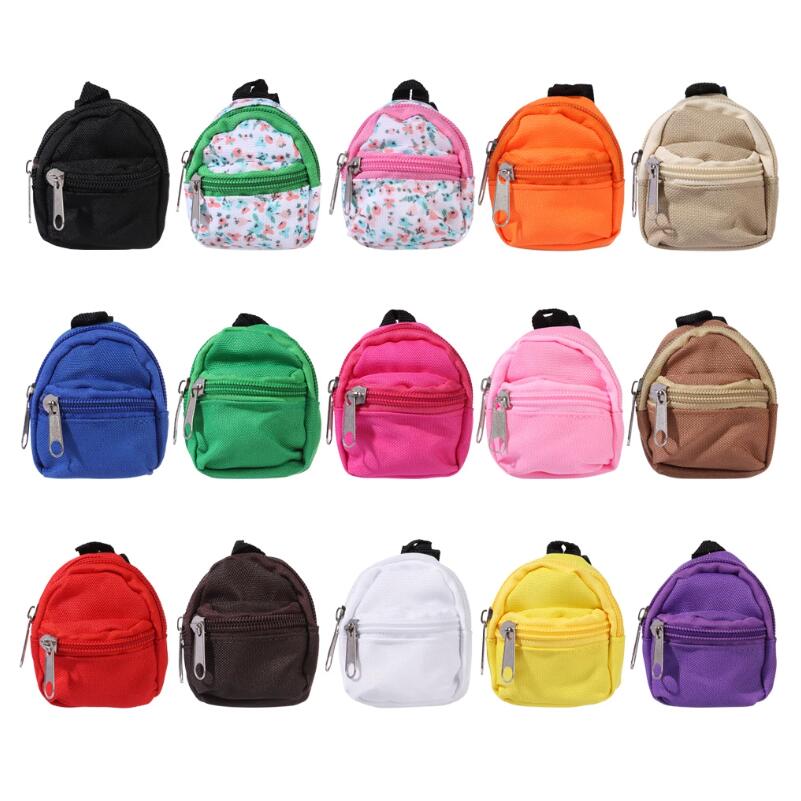 For LABUBU 11.81inch Doll 1/6 BJD Doll Mini Bag Backpack Mini Doll Bag Doll House Decoration Toy Accessories For Gifts Halloween, Christmas Gift NovaCart