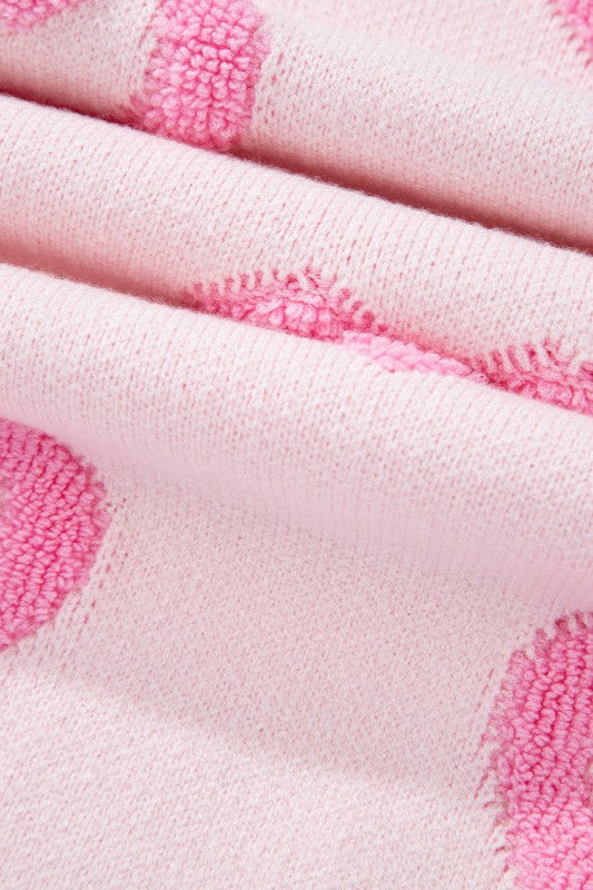 Valentine Heart Bubble Sleeve Baggy Sweater Shop Style & More | Fresh Looks, Everyday Deals & Free Shipping