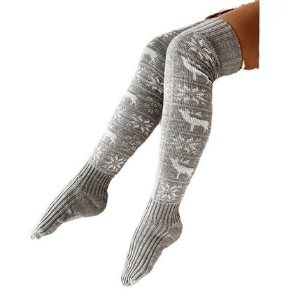Winter Christmas Warm Knitted Women Stocking FitiqueFit