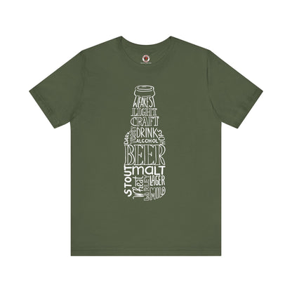 Beer Bottle of Words T-Shirt The Devil's Pickle