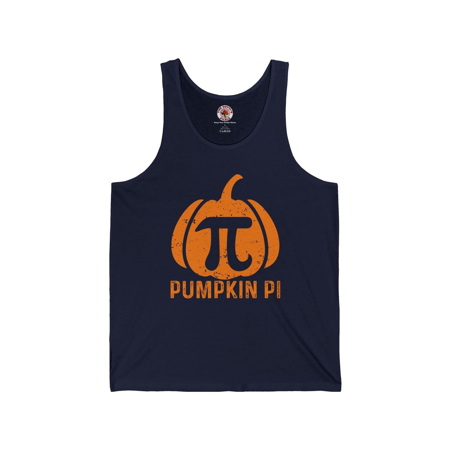 Pumpkin Pi Tank Top The Devil's Pickle