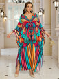 Fashion Personalized Cotton Printed Beach Dress Women Grayceful LLC