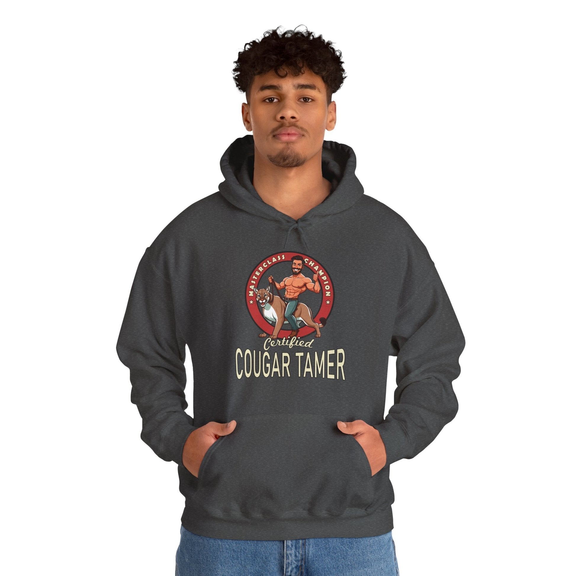 Certified Cougar Tamer Hooded Sweatshirt The Devil's Pickle
