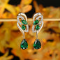 Romantic Flower Dangle Earrings Women Birthstone Party Earrings Jewelry Gifts NovaCart