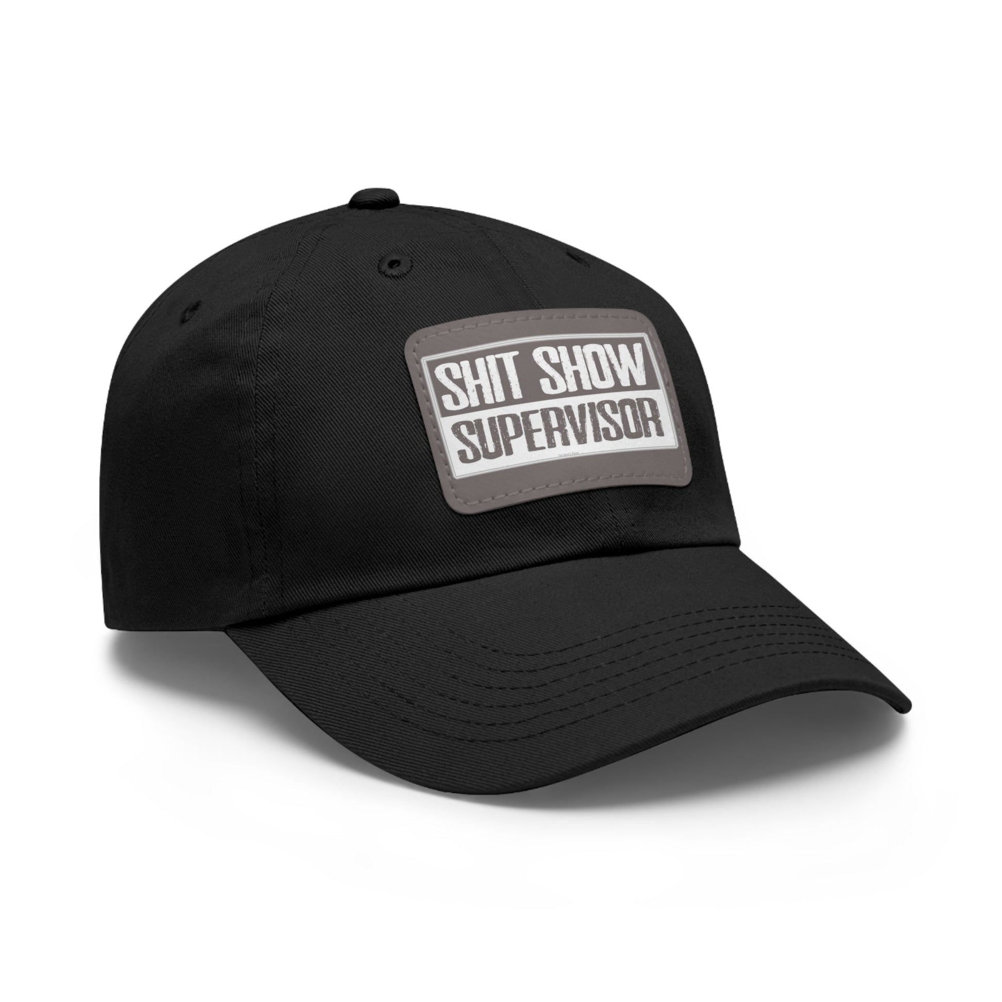 Shit Show Supervisor Hat with Leather Patch The Devil's Pickle