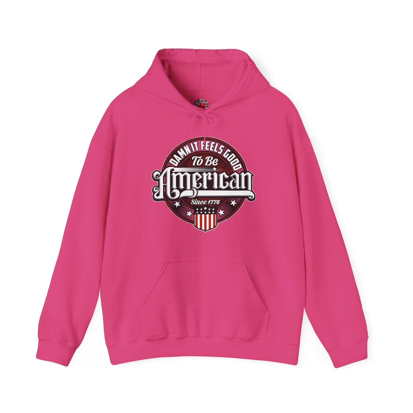 Damn it Feels Good To Be American Hooded Sweatshirt The Devil's Pickle