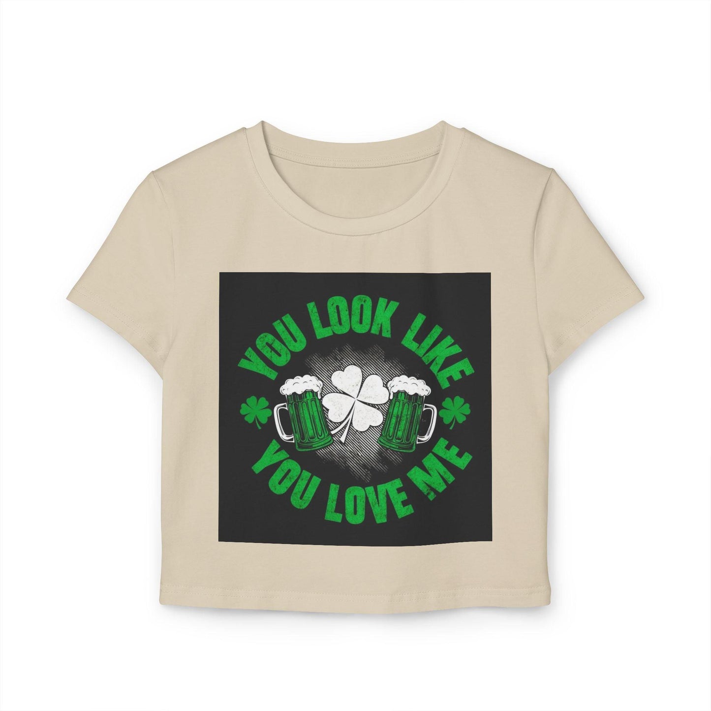 St Patricks Day Baby Tee You Look Like You Love Me Country in My Heart