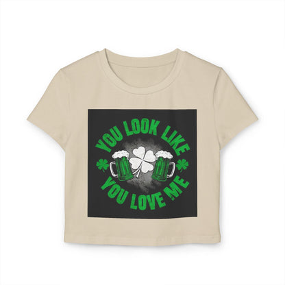 St Patricks Day Baby Tee You Look Like You Love Me Country in My Heart