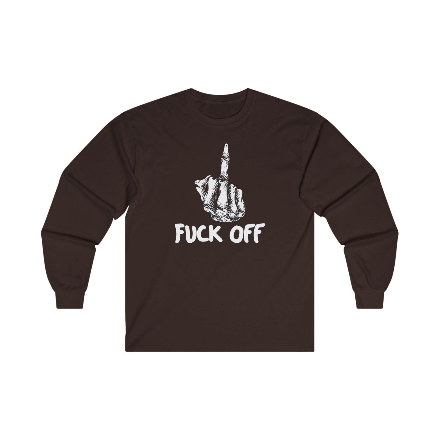 Fuck Off Finger Long Sleeve Tee The Devil's Pickle