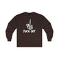 Fuck Off Finger Long Sleeve Tee The Devil's Pickle