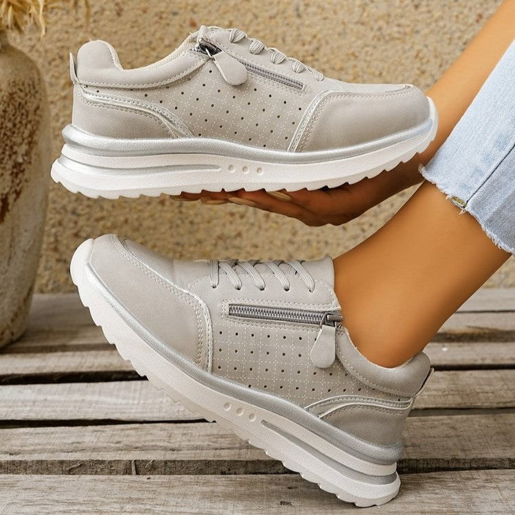 Chunky Heel Side-Zip High-Top Sneaker Boots – 3 Colors EU 36–43 FitiqueFit