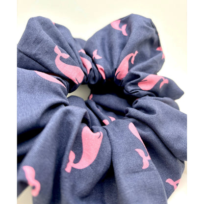 Pink Whale Scrunchie Enchanted Scrunch