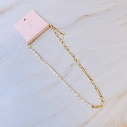 Freshwater Pearls And Chain Necklace Shop Style & More | Fresh Looks, Everyday Deals & Free Shipping