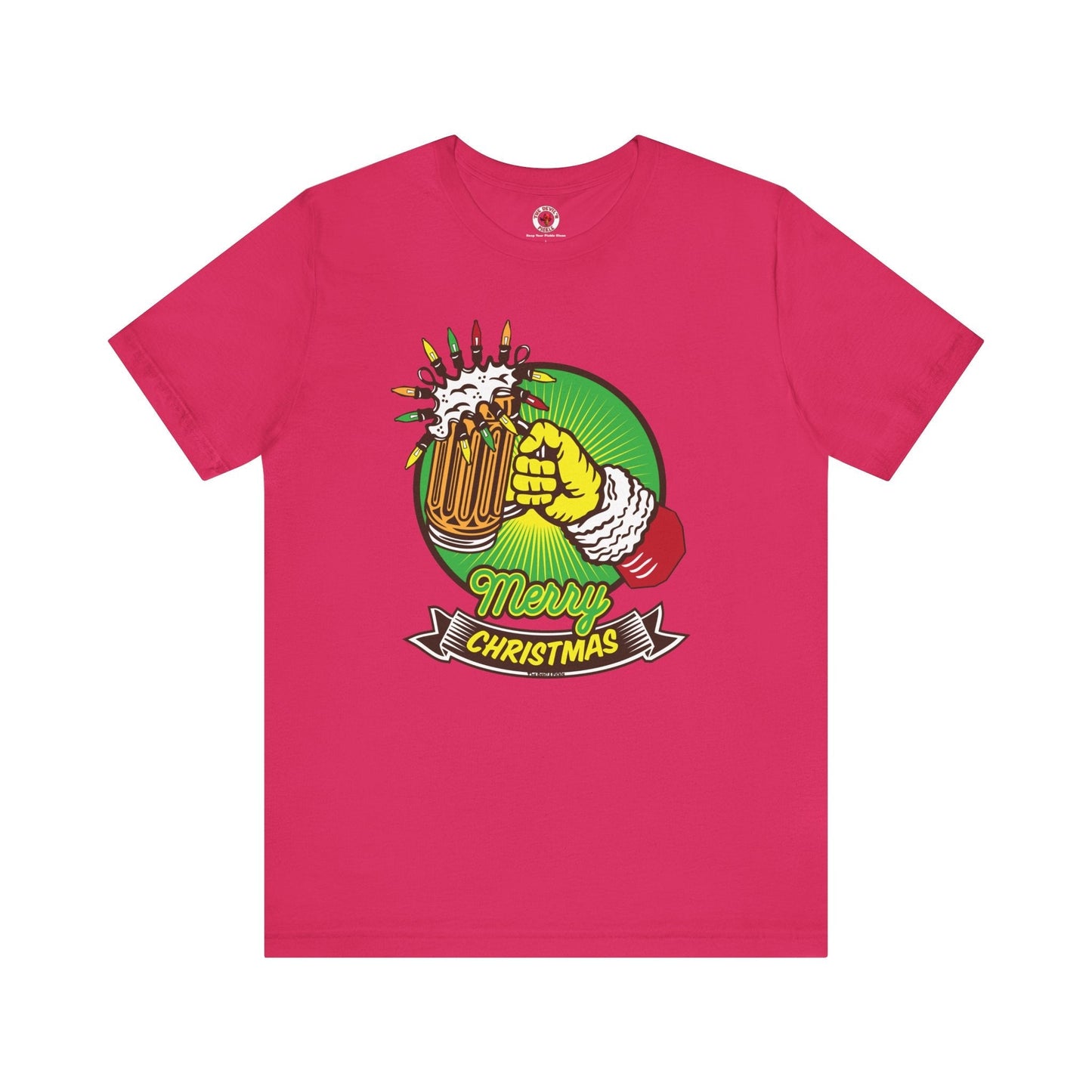 Merry Christmas Beer T-Shirt The Devil's Pickle