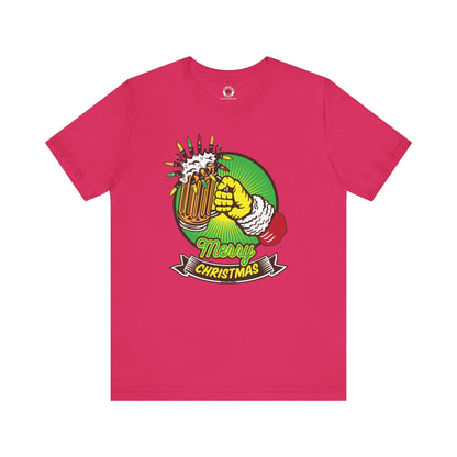 Merry Christmas Beer T-Shirt The Devil's Pickle