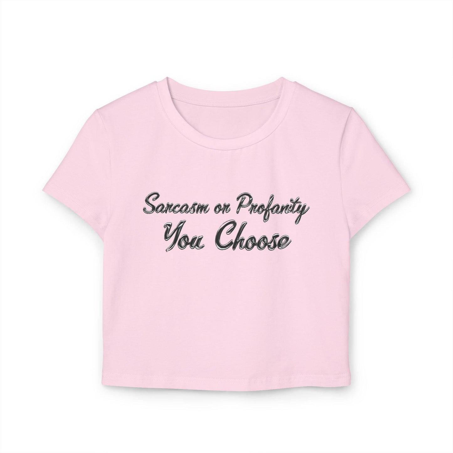 Sarcasm or Profanity Womens Baby Tee Country in My Heart