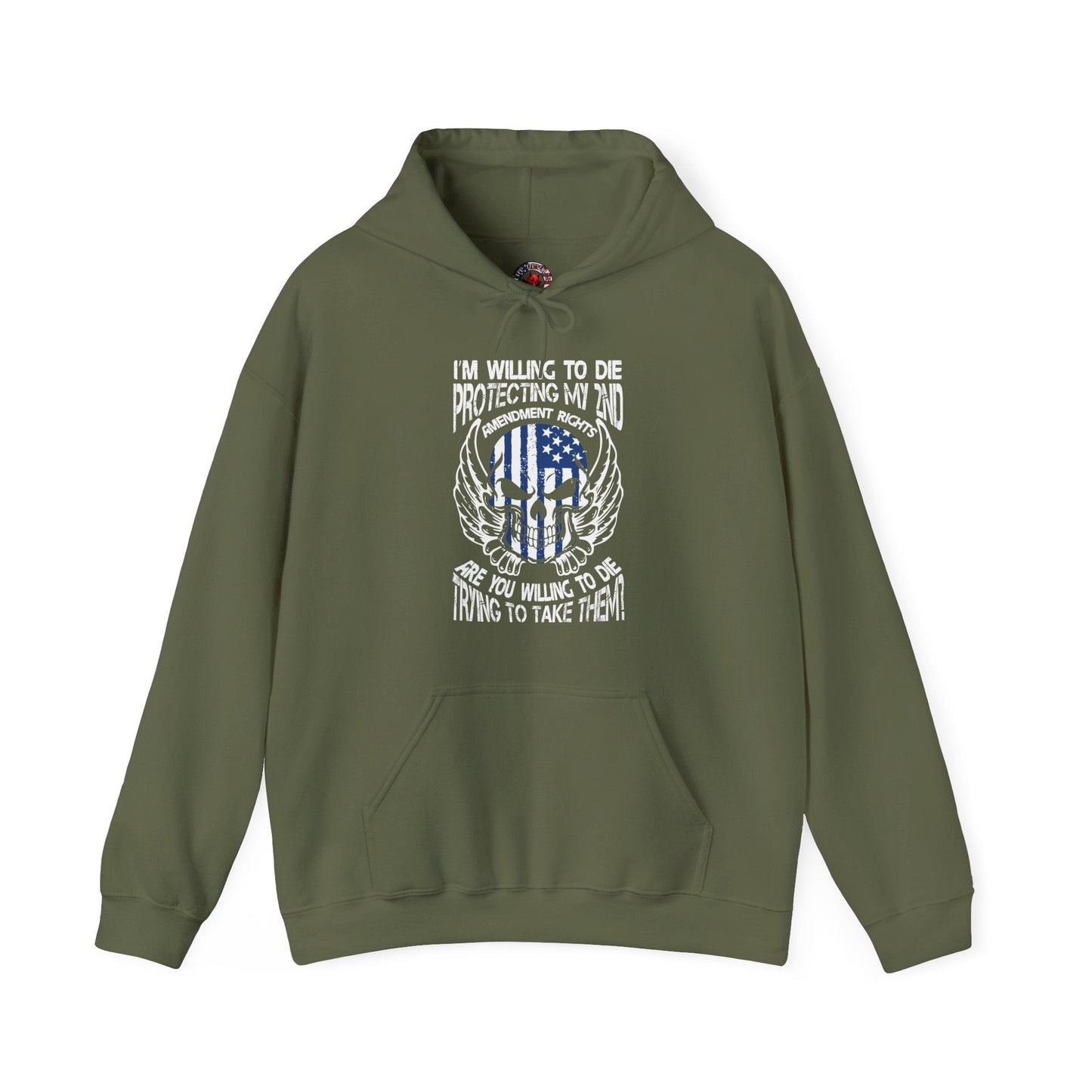 Protecting My 2nd Amendment Rights Hooded Sweatshirt The Devil's Pickle