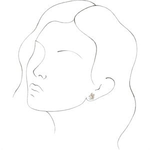 14K Yellow Cultured White Akoya Pearl & 1/2 CTW Natural Diamond Earrings Ethereal Legacy Boutiques