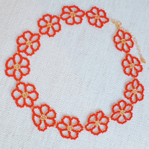 Beaded Flower Necklace Shop Style & More | Fresh Looks, Everyday Deals & Free Shipping