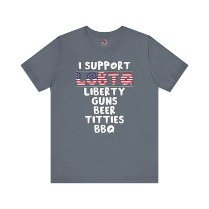 I Support LGBTQ T-Shirt The Devil's Pickle