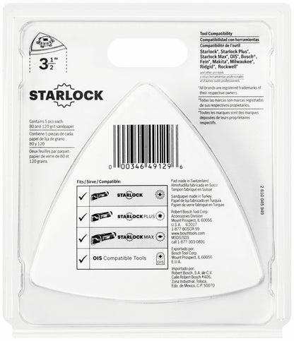 BOSCH OSL350SPDK 11 pc. Starlock® Oscillating Multi-Tool Delta Sanding Pad Kit VM Hardware