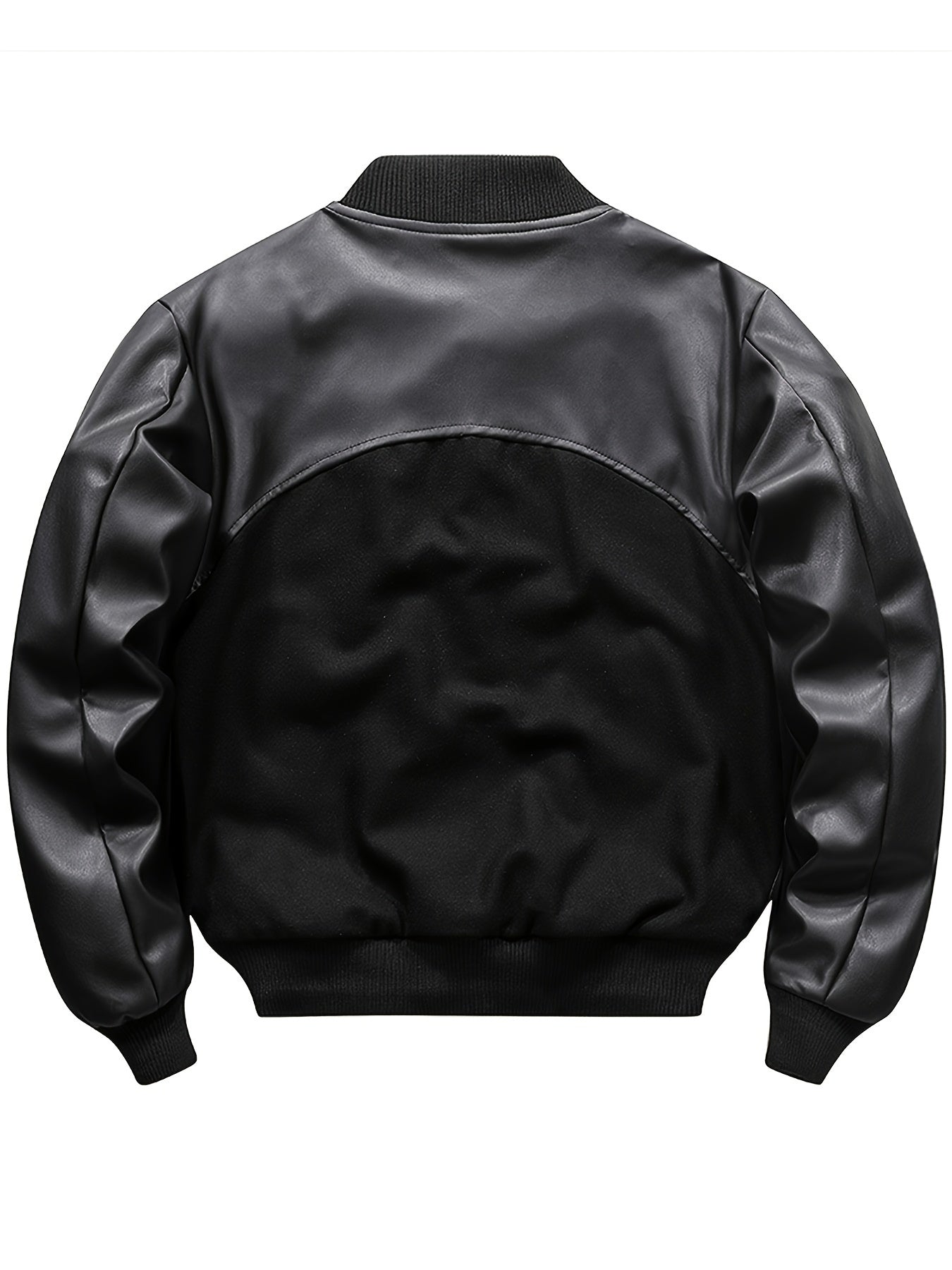 Men's Retro Embroidered Print Thick Baseball Jacket NovaCart
