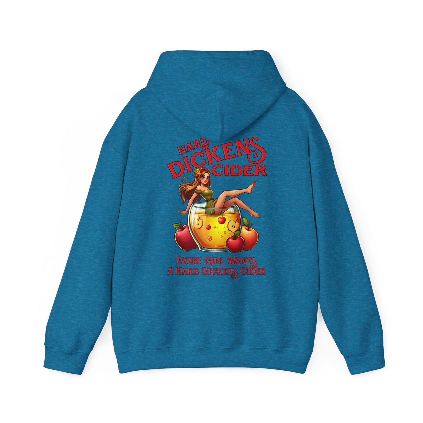 Hard Dickens Cider Front/Back Hooded Sweatshirt The Devil's Pickle