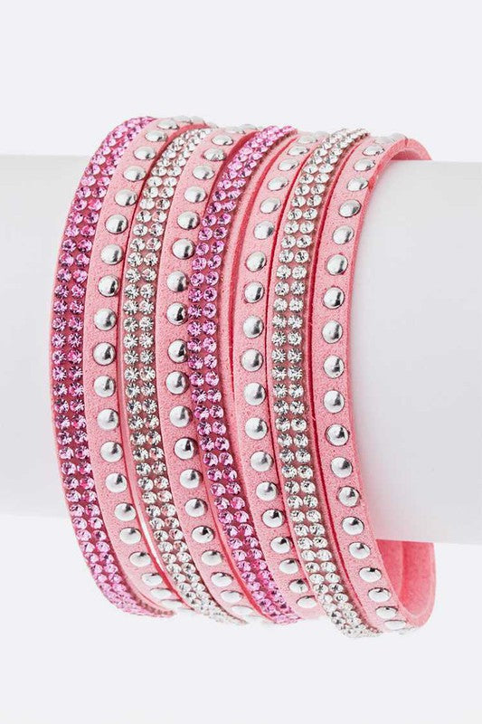 Mix Studs Slit Layer Cuff Shop Style & More | Fresh Looks, Everyday Deals & Free Shipping