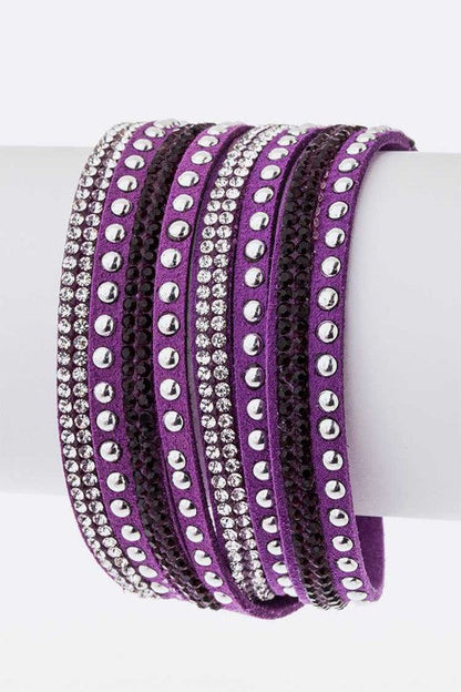Mix Studs Slit Layer Cuff Shop Style & More | Fresh Looks, Everyday Deals & Free Shipping