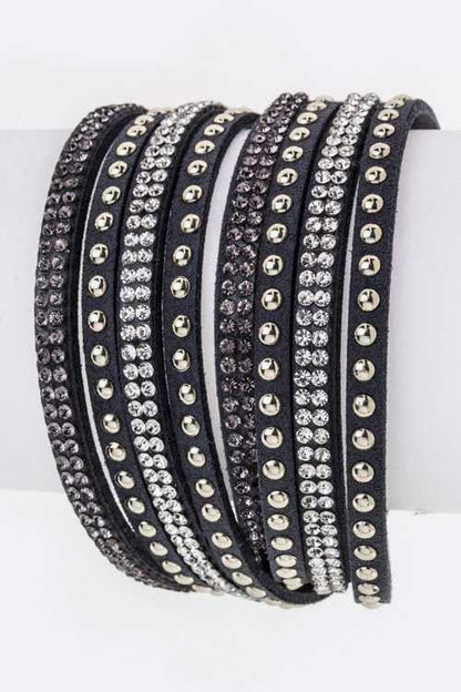 Mix Studs Slit Layer Cuff Shop Style & More | Fresh Looks, Everyday Deals & Free Shipping