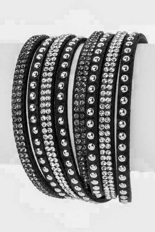 Mix Studs Slit Layer Cuff Shop Style & More | Fresh Looks, Everyday Deals & Free Shipping