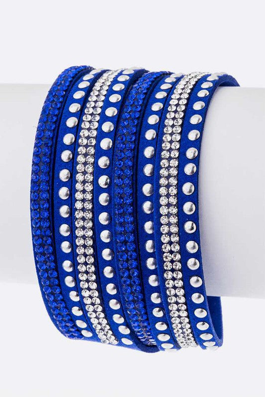 Mix Studs Slit Layer Cuff Shop Style & More | Fresh Looks, Everyday Deals & Free Shipping