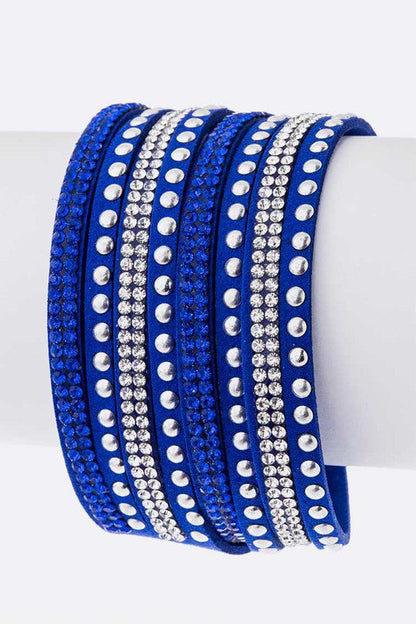 Mix Studs Slit Layer Cuff Shop Style & More | Fresh Looks, Everyday Deals & Free Shipping