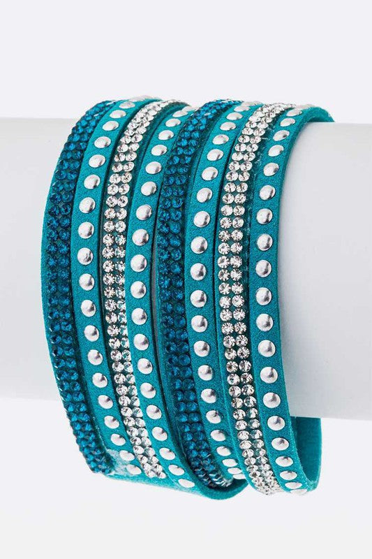 Mix Studs Slit Layer Cuff Shop Style & More | Fresh Looks, Everyday Deals & Free Shipping
