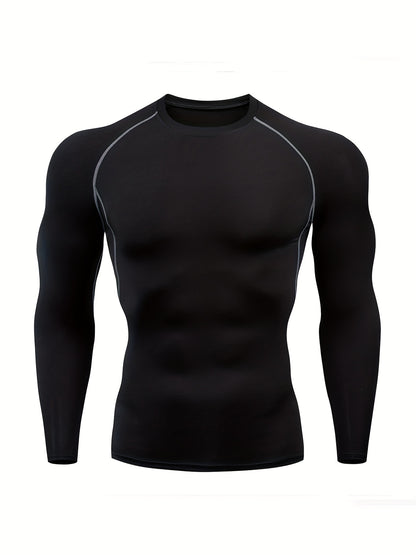 Men'S Quick-Dry Sportswear for Autumn And Winter, Suitable for Basketball, Morning Runs, And High-Elasticity Yoga Training NovaCart