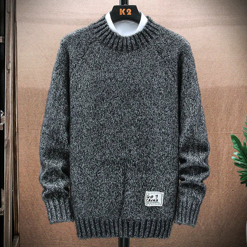 Knitted Sweater Tops and Bottoming Shirts