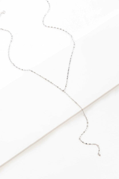 Chain Lariat Necklace | Silver (sterl.) Shop Style & More | Fresh Looks, Everyday Deals & Free Shipping