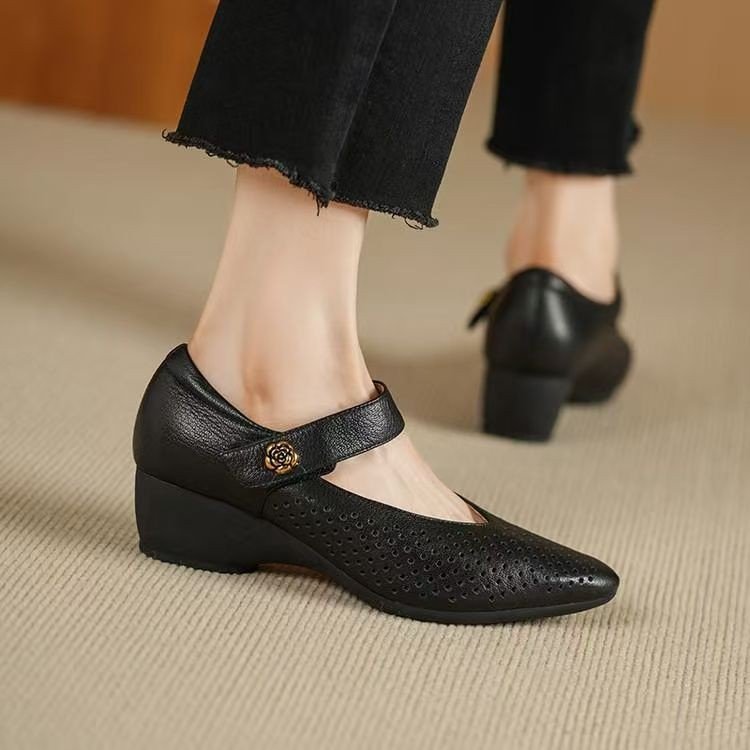Women’s Retro Pointed High Heels FitiqueFit