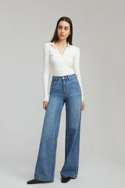 Angeles High Rise Baggy Jeans HJ103 Hey Joanie