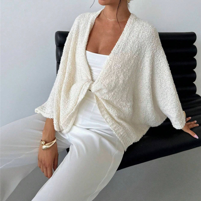 Women’s Criss Cross Knit Sweater FitiqueFit