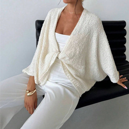 Women’s Criss Cross Knit Sweater FitiqueFit