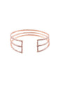 ROSE GOLD RHINESTONE FACETED CUFF BRACELET Shop Style & More | Fresh Looks, Everyday Deals & Free Shipping