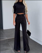 Cute Style Fresh Sweet Women's Clothing Nine-quarter Sleeve Fashion Casual Set See size chart under “more details” The Fashion Celestial