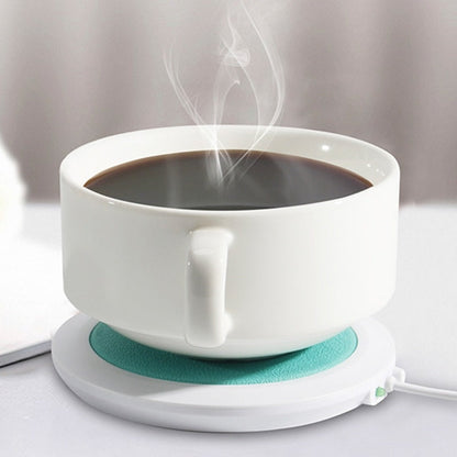 ☕ USB Cup Warmer Mat Pad – Portable Coffee & Tea Mug Heating Coaster SmartPursue™