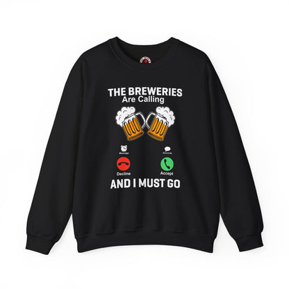 The Breweries Are Calling Crewneck Sweatshirt The Devil's Pickle
