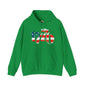 1776 American Flag Hooded Sweatshirt The Devil's Pickle