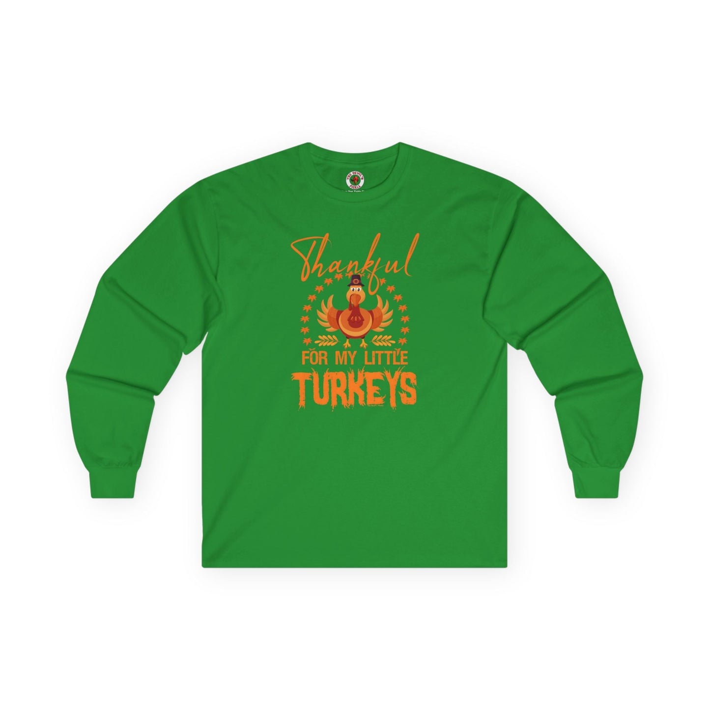 Thankful For My Little Turkeys Long Sleeve Tee The Devil's Pickle