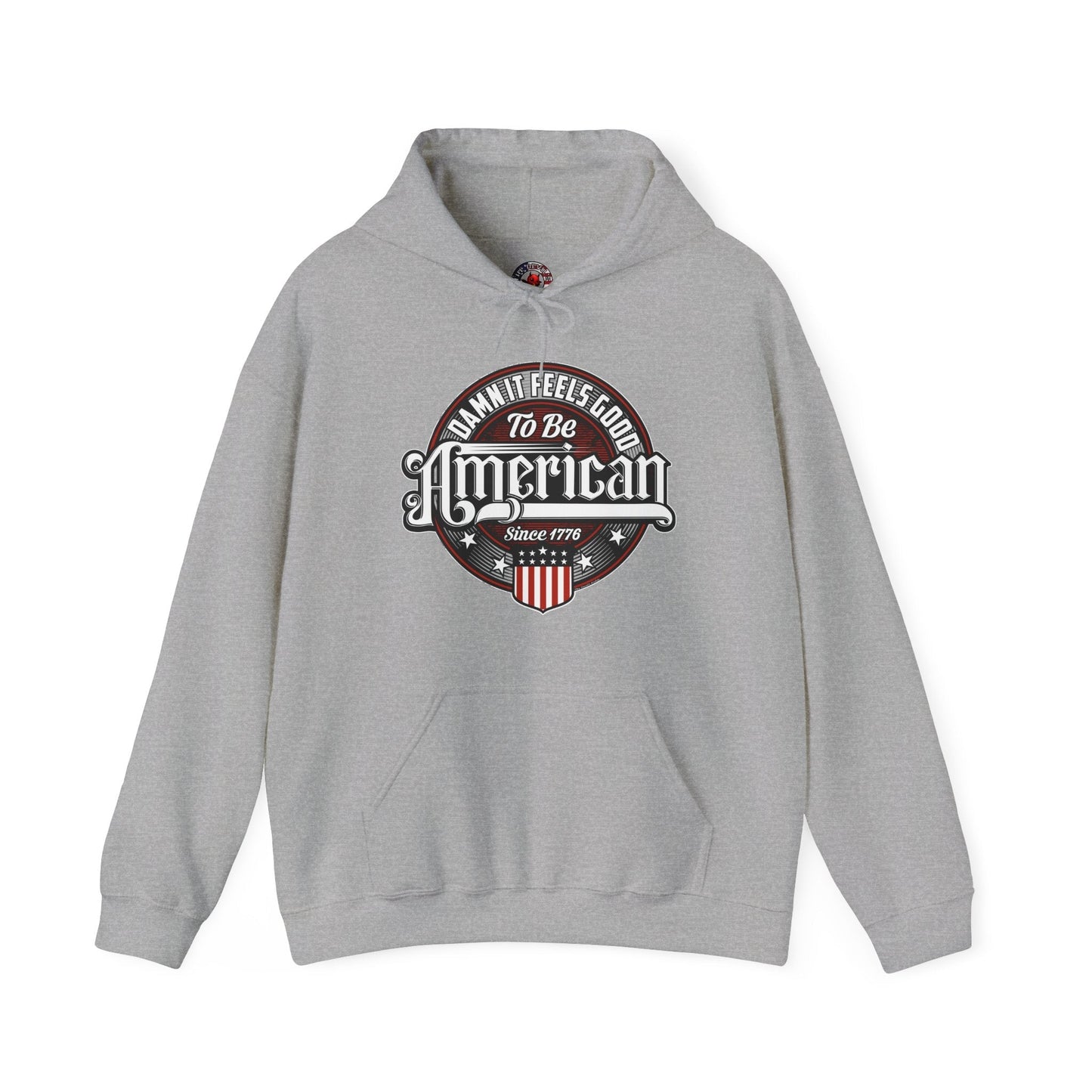 Damn it Feels Good To Be American Hooded Sweatshirt The Devil's Pickle